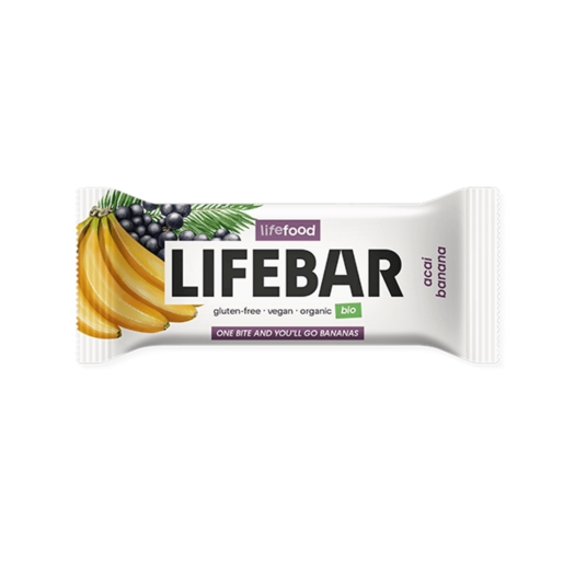 Lifebar Tyčinka acai s banánem raw BIO