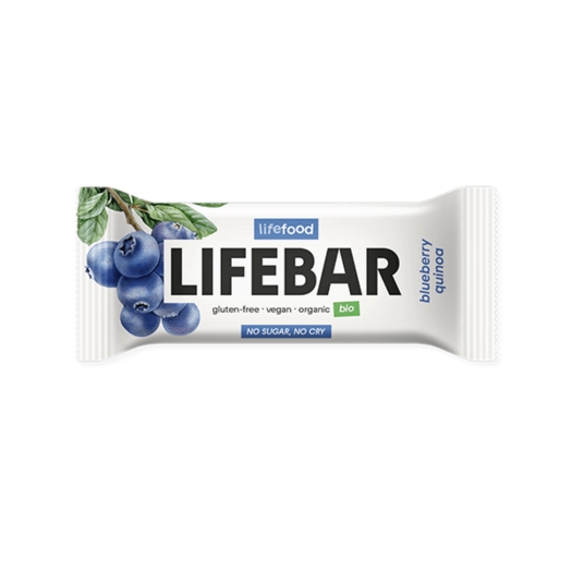 Lifebar Tyčinka borůvková s quinoou raw BIO