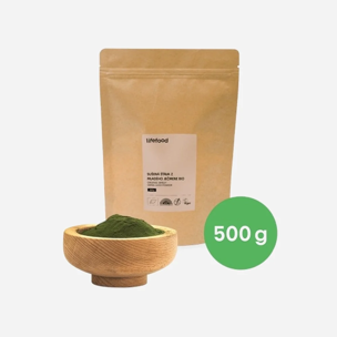 Lifefood Mladý ječmen – sušená šťáva BIO 500 g 1008G2 expirace