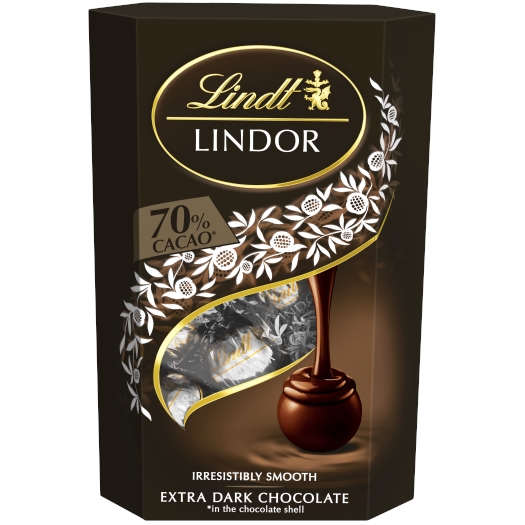 Lindor Pralinky hořká čokoláda 70 %