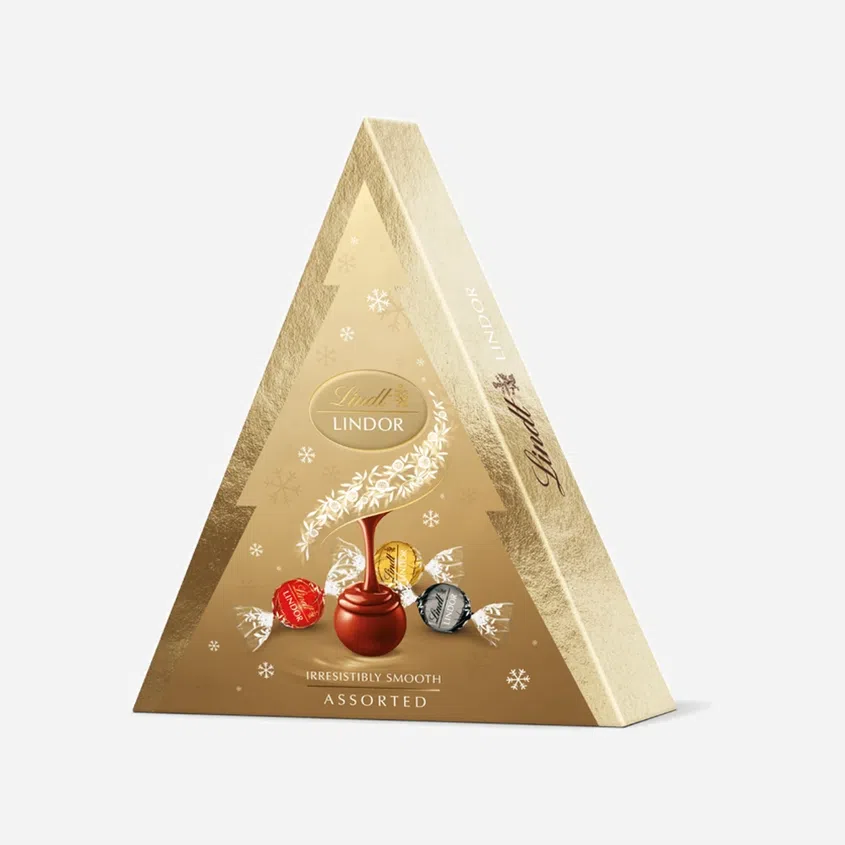 Lindor pralinky mix - Vánoční stromeček