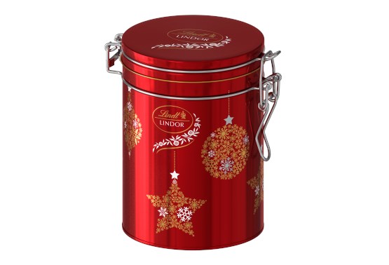 Lindor pralinky mléčná čokoláda - plechová dóza