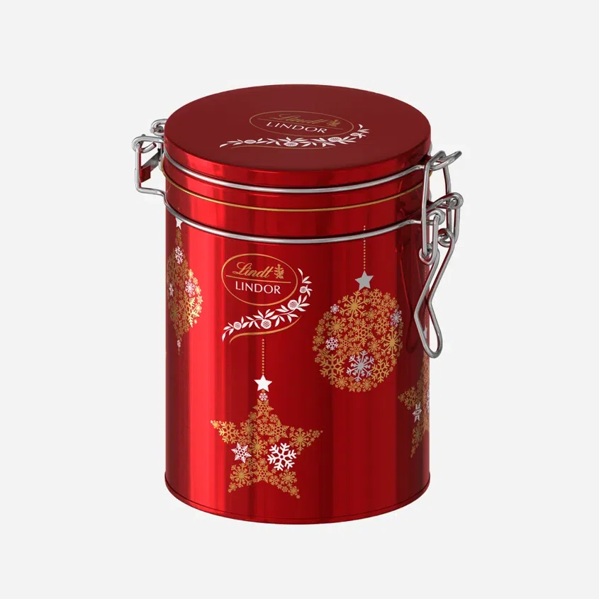 Lindor pralinky mléčná čokoláda - plechová dóza