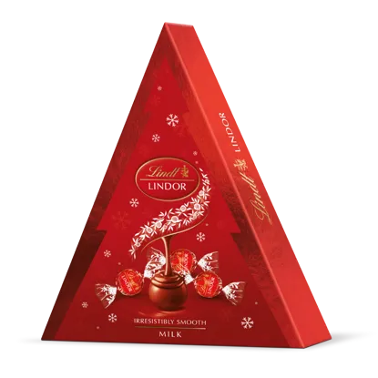 Lindor pralinky mléčná čokoláda - Vánoční stromeček 6 x 125 g
