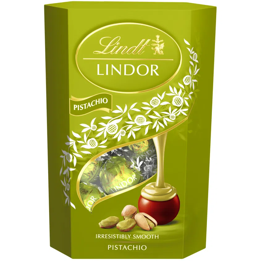 Lindor pralinky pistácie