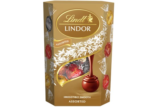 Lindor Směs pralinek s jemnou krémovou náplní