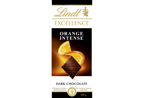 Lindt EXCELLENCE Hořká čokoláda s pomerančovými kousky 100g