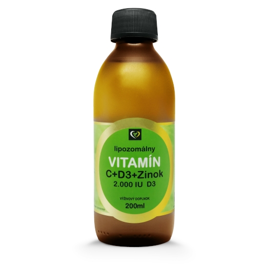 Lipozomální vitamín C + D3 + Zinek