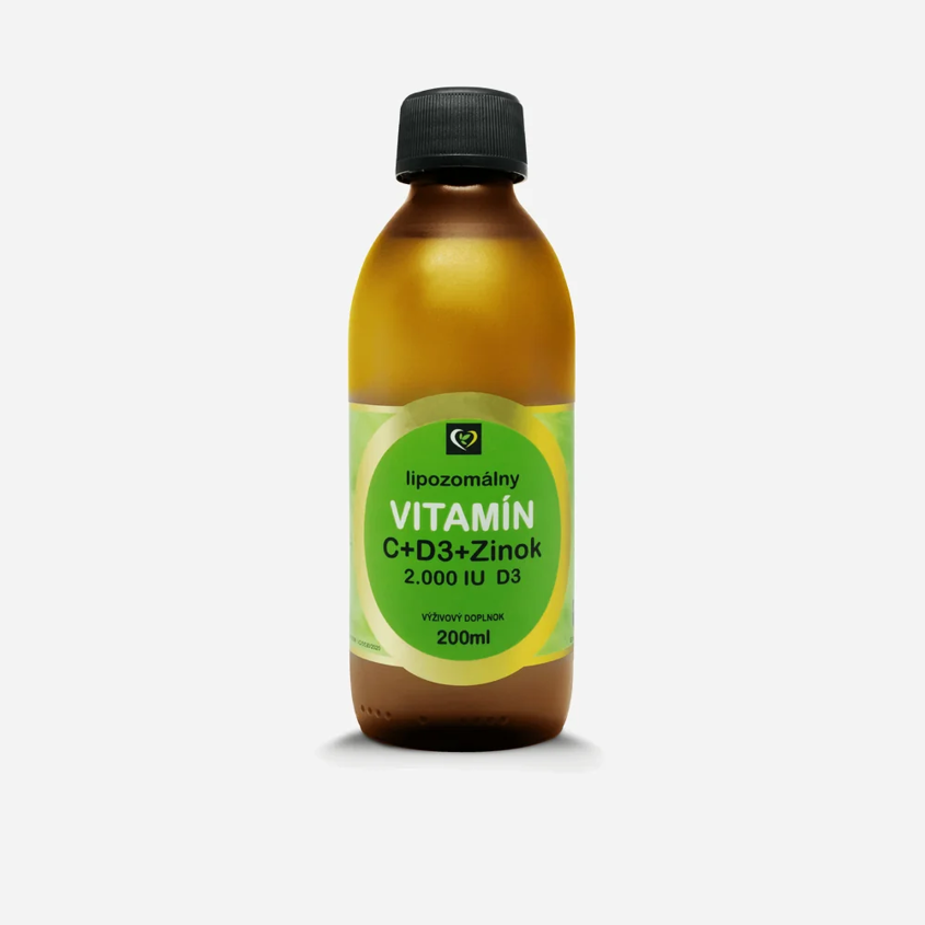 Lipozomálny vitamín C+D3+Zinok