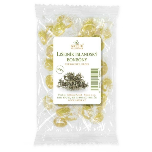 Lišejník islandský bonbóny
