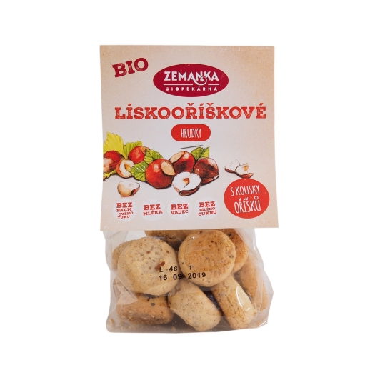 Lískooříškové hrudky BIO