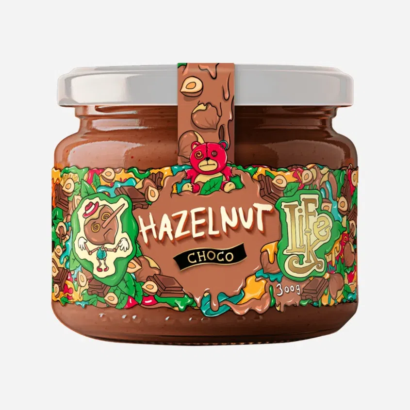 Lískooříškový krém s čokoládou