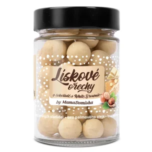 Lískové ořechy ve White Brownie by MamaDomisha - expirace