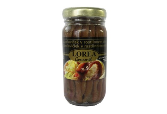 Lorem Gourmet Filety z ančovičiek v rastlinnom oleji