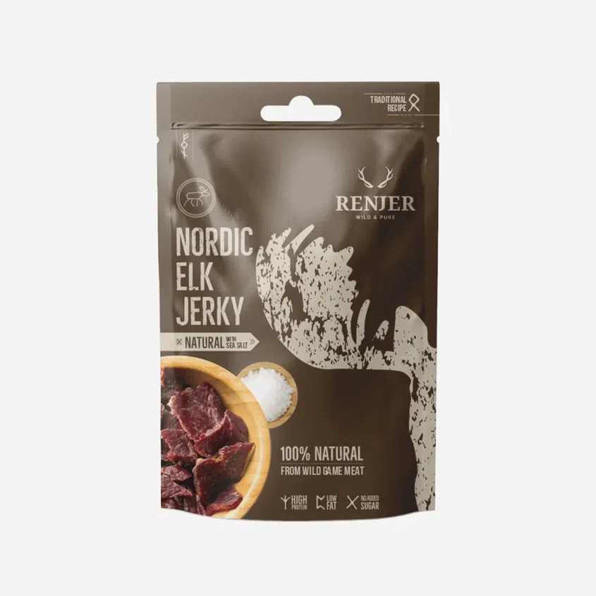 losí jerky s mořskou solí