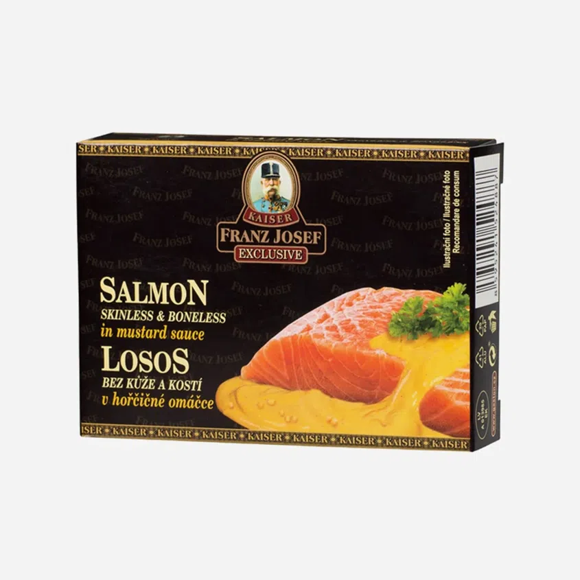 Losos v hořčičné omáčce