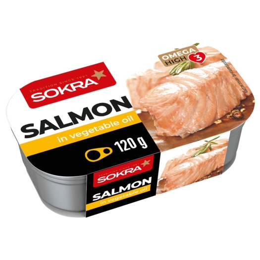 Losos v rostlinném oleji