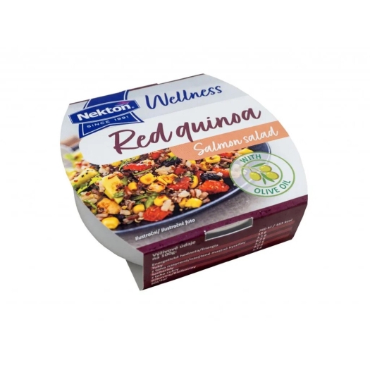 Lososový salát WELLNES RED QUINOA