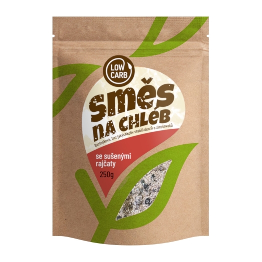 Low carb směs na chléb se sušenými rajčaty