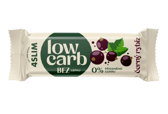 LOW CARB tyčinka černý rybíz