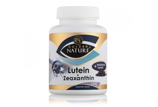 Luteín, Zeaxantín a čučoriedky
