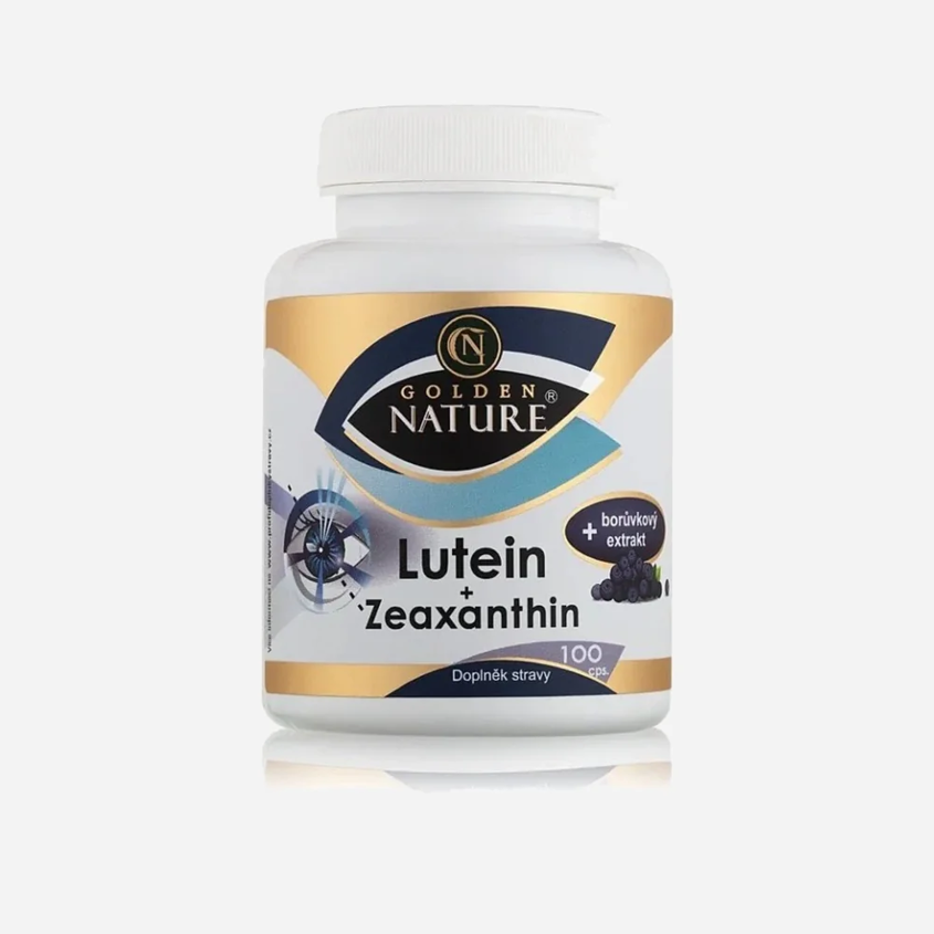 Luteín, Zeaxantín a čučoriedky