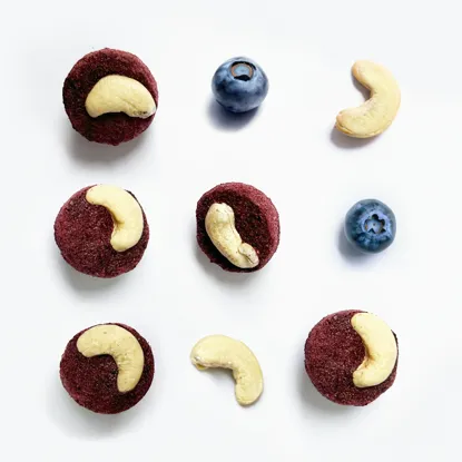 LYO borůvkové košíčky s kešu