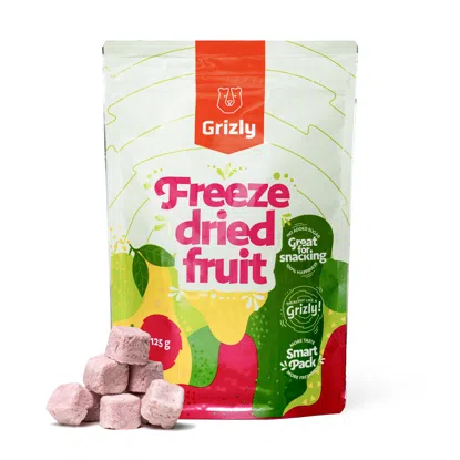 LYO kokosové kostky jahoda