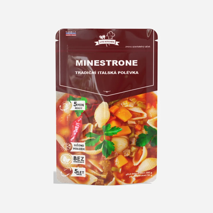 Lyofilizovaná Minestrone polievka