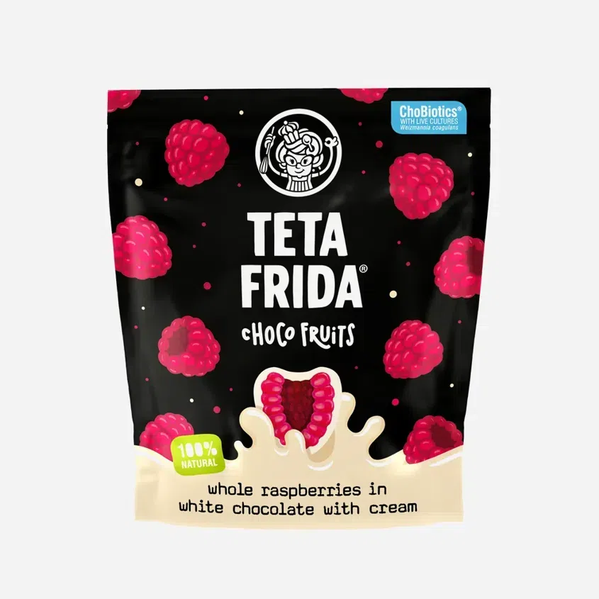 Lyofilizované maliny v bílé čokoládě - expirace