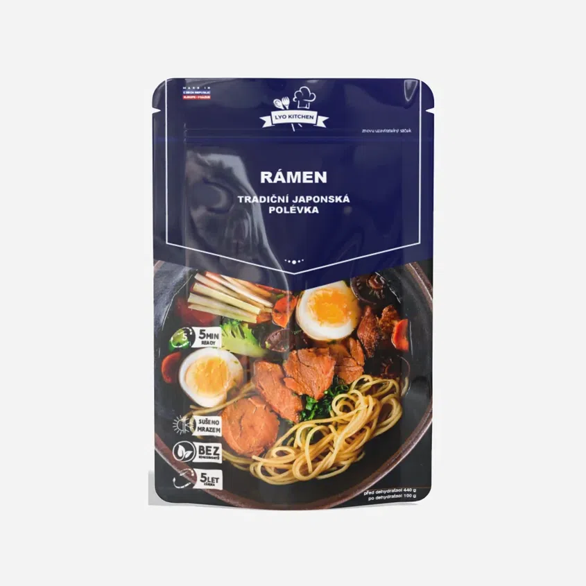 Lyofilizovaný Ramen - tradiční japonská polévka