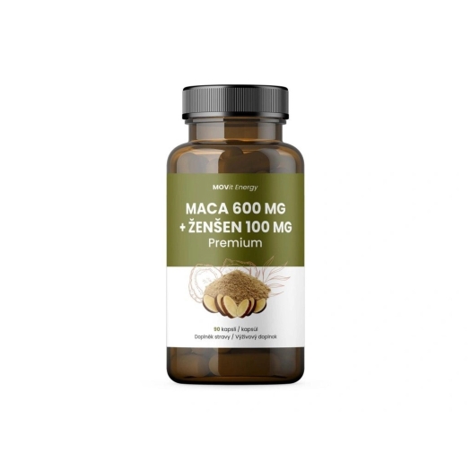 Maca 600 mg + Ženšen 100 mg