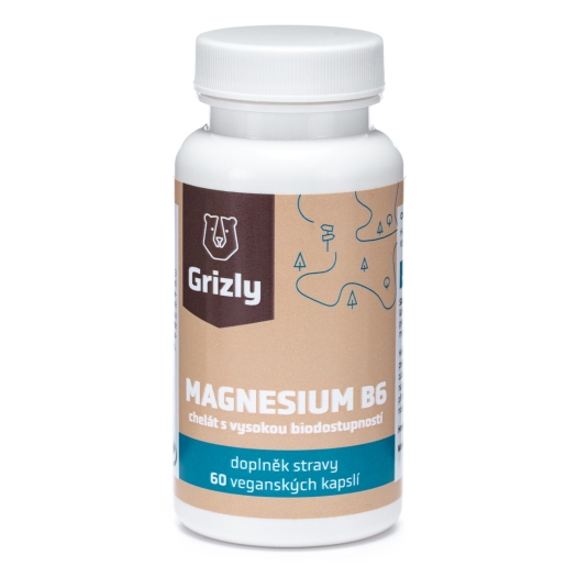 Magnesium bis-glycinát + vitamin B6 60 kapslí