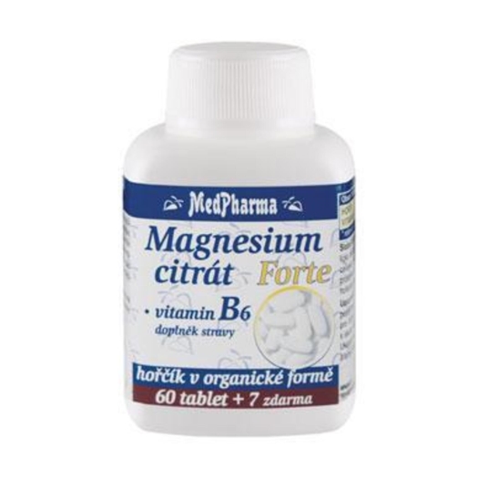 Magnesium citrát Forte + vit B6 67 tablet