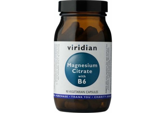 Magnesium Citrate with Vitamín B6 90 kapslí