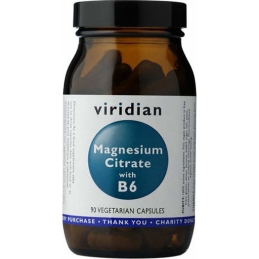 Magnesium Citrate with Vitamín B6 90 kapslí