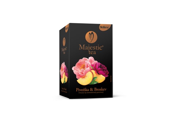 Majestic Tea pivoňka a broskev