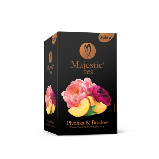 Majestic Tea pivoňka a broskev