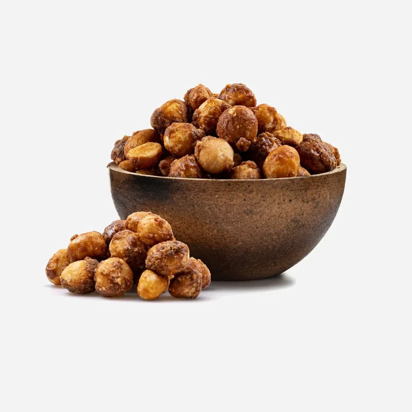 Makadamiové ořechy ve slaném karamelu s medem