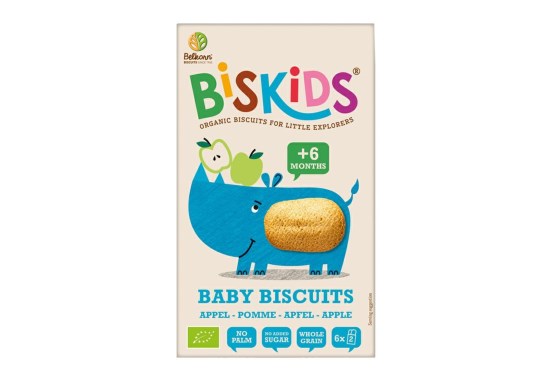 Mäkké detské sušienky s jablčnou šťavou bez prid. cukru 6M+ BIO