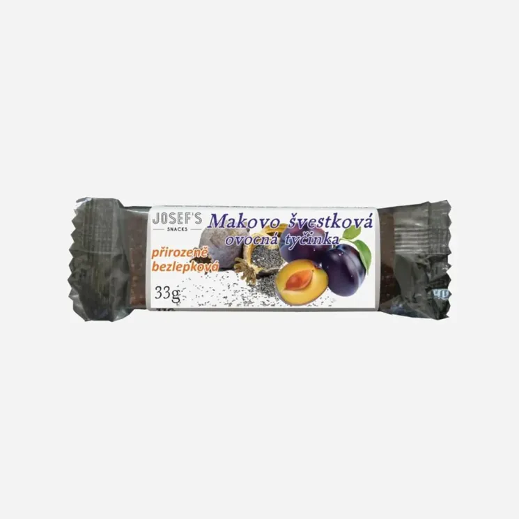 Makovo švestková bez lepku 12 x 33 g