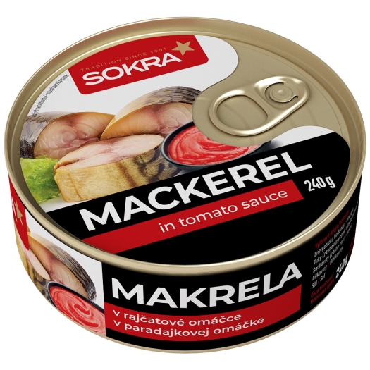 Makrela v rajčatové omáčce