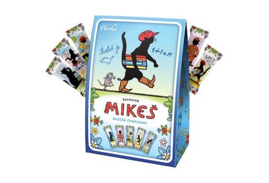Malé mléčné čokoládky Mikeš
