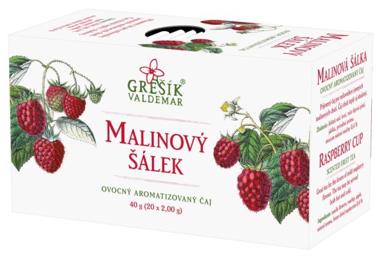 Malinová šálka ovocný čaj 20 sáčkov