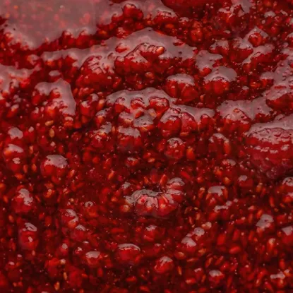 Malinový džem s extra kousky ovoce