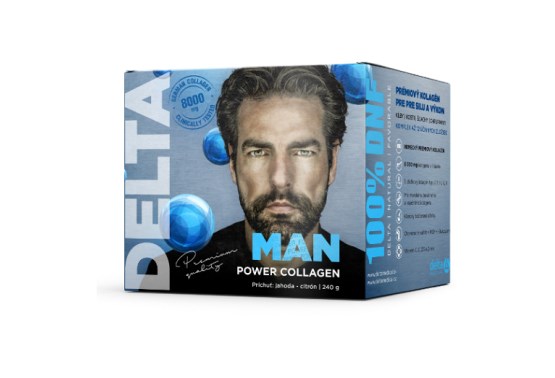 Man power collagen 8000mg jahoda a prášek
