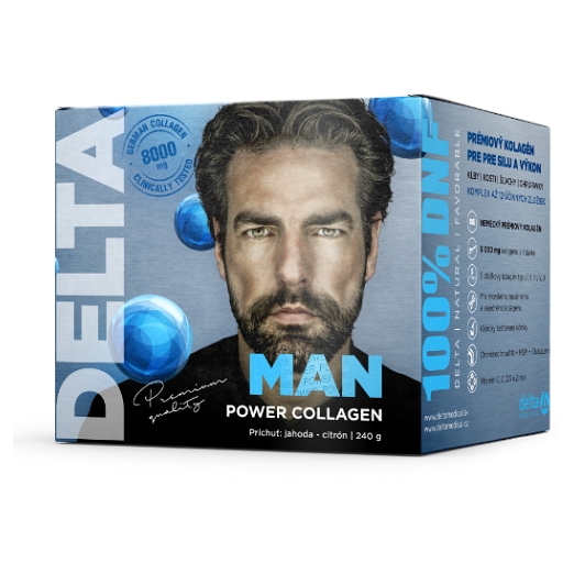 Man power collagen 8000mg jahoda a prášek