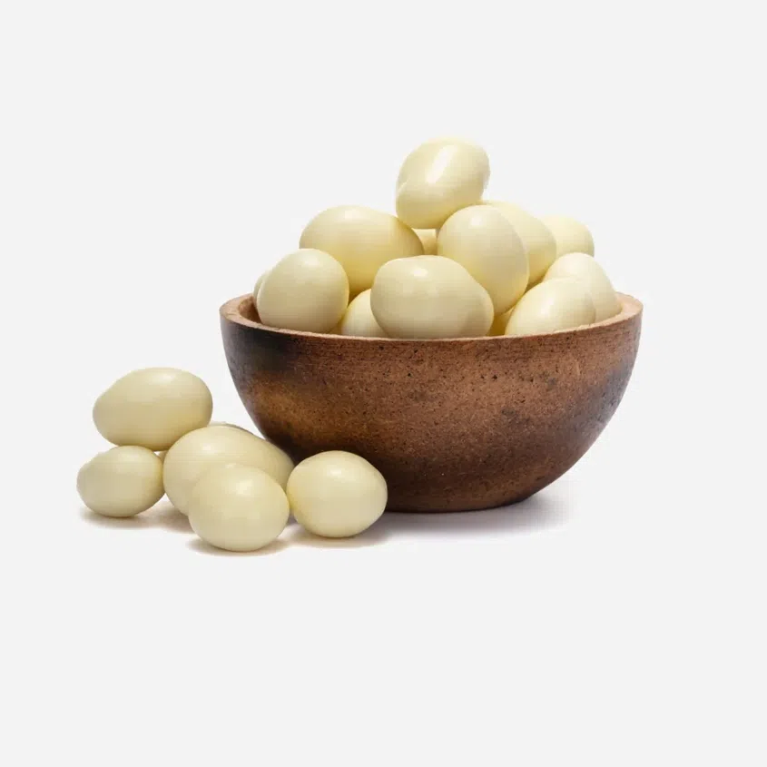 Mandle v jogurtové polevě