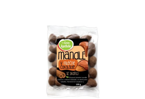 Mandle v mliečnej čokoláde so škoricou