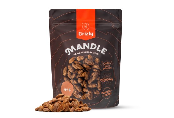 Mandle ve slaném karamelu